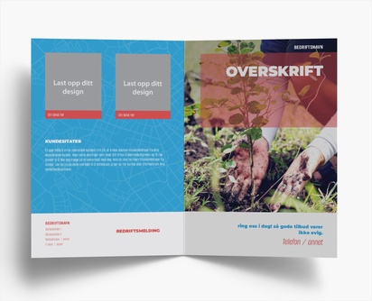 Forhåndsvisning av design for Designgalleri: Jordbruk og gårdsdrift Brosjyrer, 2-fløyet A4 (210 x 297 mm)