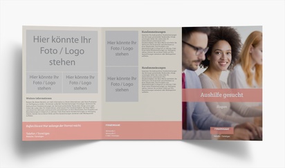 Designvorschau für Designgalerie: Falzflyer Marketing & PR, Wickelfalz A5 (148 x 210 mm)