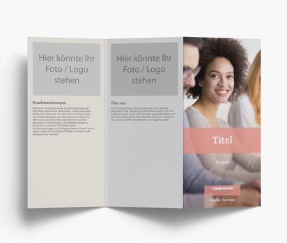 Designvorschau für Designgalerie: Flyer und Falzflyer Marketing & Kommunikation, Zickzackfalz DL (99 x 210 mm)