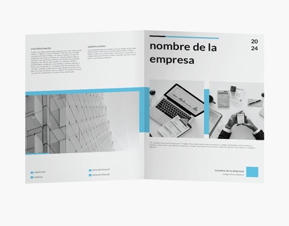 Vista previa del diseño de Galería de diseños de folletos plegados para atención al cliente, Díptico A4 (210 x 297 mm)