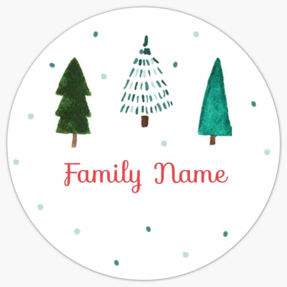 Design Preview for Templates for Seasonal Sheet Stickers 