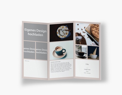 Designvorschau für Designgalerie: Falzflyer Mode & Models, Zickzackfalz DL (99 x 210 mm)