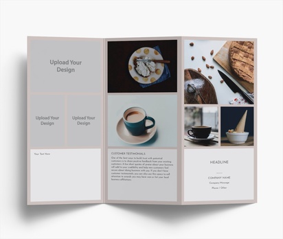 Design Preview for Design Gallery: Coffee Shops Folded Leaflets, Z-fold DL (99 x 210 mm)