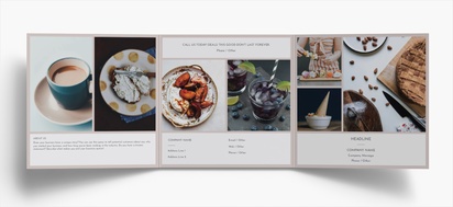Design Preview for Design Gallery: Food & Beverage Folded Leaflets, Tri-fold Square (148 x 148 mm)