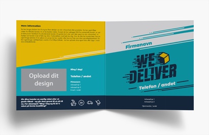 Forhåndsvisning af design for Designgalleri: Markedsføring og PR Brochurer, Midterfals Firkantet (148 mm x 148 mm)