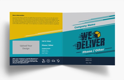 Design Preview for Design Gallery: Marketing & Communications Folded Leaflets, Bi-fold Square (148 x 148 mm)
