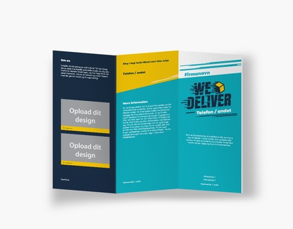 Forhåndsvisning af design for Designgalleri: Markedsføring og PR Brochurer, Z-fals DL (99 x 210 mm)