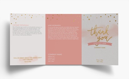 Design Preview for Design Gallery: Jewellery Folded Leaflets, Tri-fold A6 (105 x 148 mm)