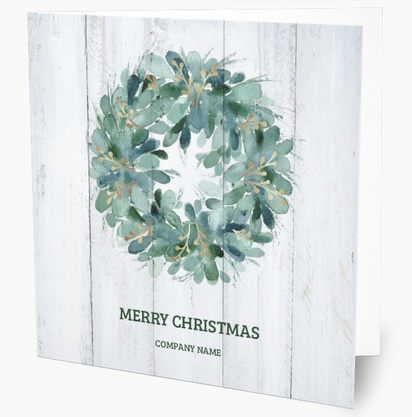 Design Preview for Design Gallery: Rustic Christmas Cards, Square 14 x 14 cm