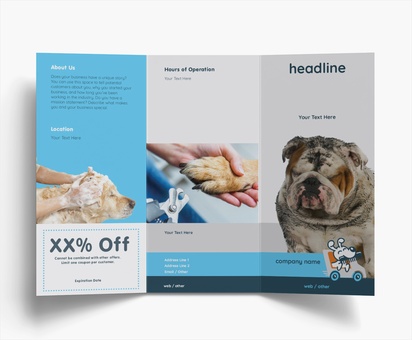 Design Preview for Templates for Animals & Pet Care Brochures , Tri-fold DL