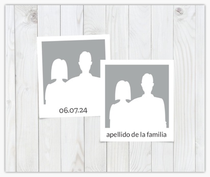 Un boda sla de datum diseño blanco para Eventos con 2 imágenes
