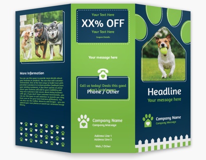 A purple doggie daycare blue green design for Animals & Pet Care