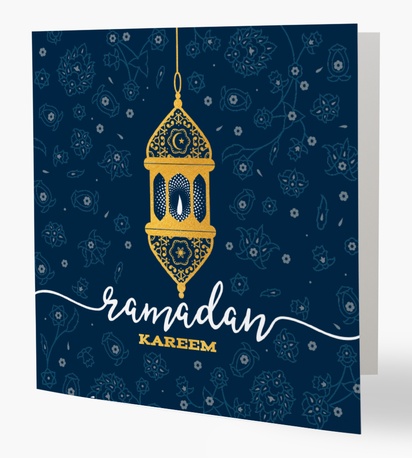 Design Preview for Design Gallery: Eid Greeting Cards, 14 x 14 cm Folded