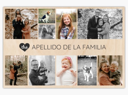 Un fotos familiares lindo diseño crema para Eventos con 10 imágenes