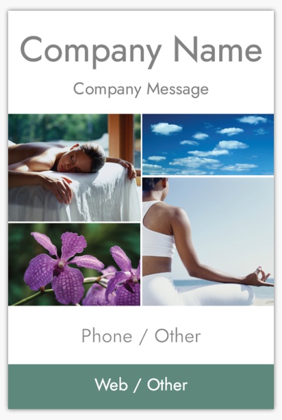 Design Preview for Spas Posters Templates, 24" x 36"