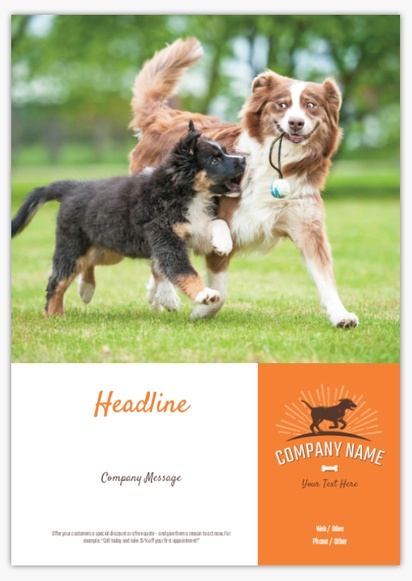 Design Preview for Design Gallery: Animals & Pet Care Flyers, None A4