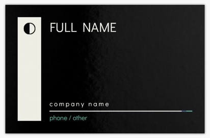 Design Preview for Design Gallery: Skin Care Metallic Business Cards