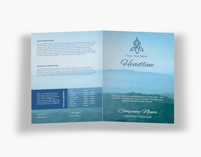 Design Preview for Design Gallery: Religious & Spiritual Flyers & Leaflets, Bi-fold A5 (148 x 210 mm)
