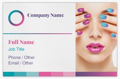 Design Preview for Design Gallery: Beauty & Spa Natural Uncoated Business Cards