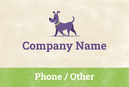 Design Preview for Design Gallery: Pet Sitting & Dog Walking Corflute Signs, 305 x 457 mm