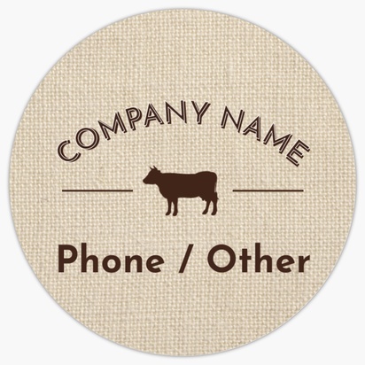 Design Preview for Design Gallery: Agriculture & Farming Roll Labels, 6 x 6 cm