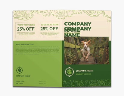 Design Preview for Design Gallery: Pet Sitting & Dog Walking Custom Brochures, 8.5" x 11" Bi-fold