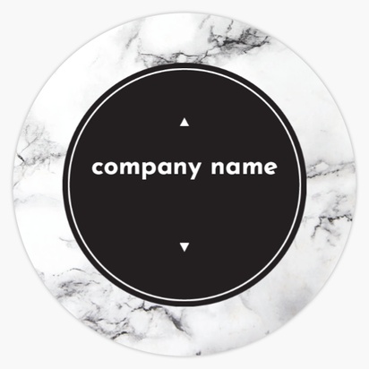 Design Preview for Design Gallery: Business Services Roll Labels, Circle 6 x 6 cm White Paper
