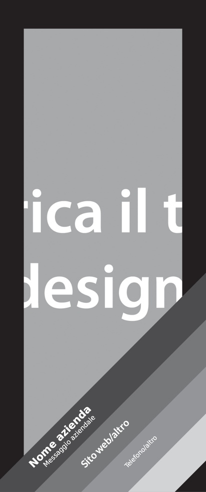 Anteprima design per Galleria di design: striscioni in vinile per moderno e semplice, 76 x 183 cm