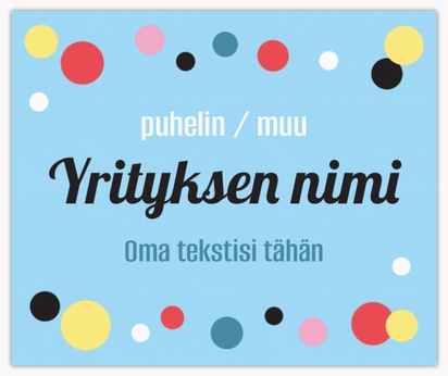 Mallin esikatselu Mallivalikoima: Koulu & Lastenhoito Rullatarrat, Suorakulmio 12 x 10 cm