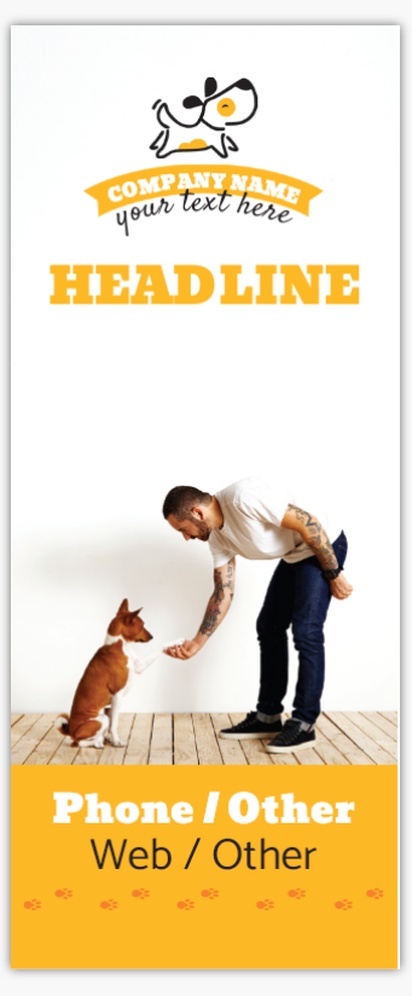 Design Preview for Design Gallery: Animals & Pet Care Roller Banners, 85 x 206 cm Economy