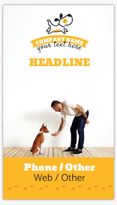 Design Preview for Design Gallery: Animals & Pet Care Roller Banners, 118 x 206 cm Economy
