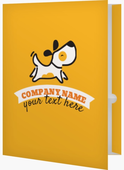 A trainer dog training orange cream design for Animals & Pet Care