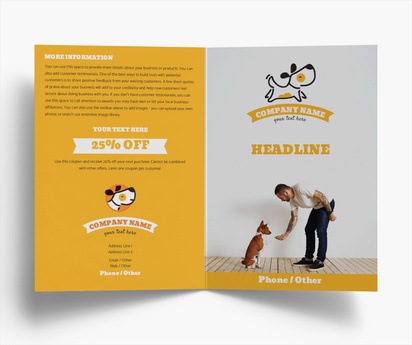 Design Preview for Design Gallery: Animals & Pet Care Brochures, Bi-fold A5