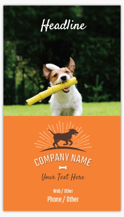 Design Preview for Design Gallery: Animals & Pet Care Roller Banners, 118 x 206 cm Economy