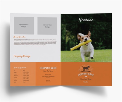 Design Preview for Design Gallery: Animals & Pet Care Folded Leaflets, Bi-fold A5 (148 x 210 mm)