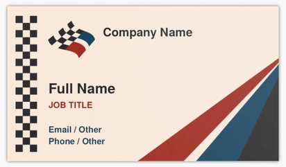 Design Preview for Retro & Vintage Glossy Business Cards Templates, Standard (3.5" x 2")