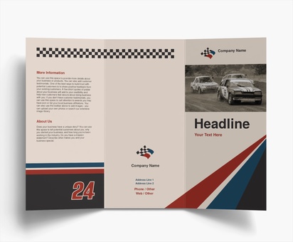 Design Preview for Design Gallery: Automotive & Transportation Folded Leaflets, Tri-fold DL (99 x 210 mm)