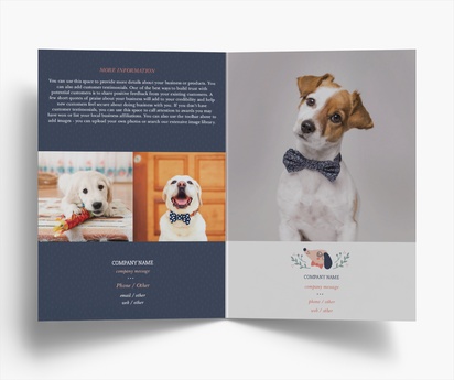 Design Preview for Templates for Animals & Pet Care Brochures , Bi-fold A5