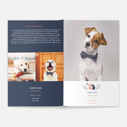 Design Preview for Design Gallery: Animals & Pet Care Brochures, A5 Bi-fold
