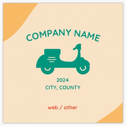 Design Preview for Design Gallery: Bicycle Shops Standard Business Cards, Square (65 x 65 mm)