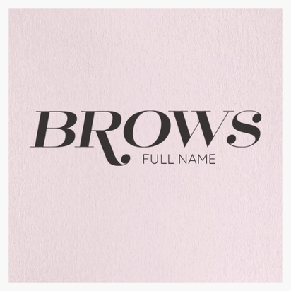 A brows waxing white black design for Modern & Simple