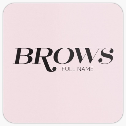 A brows waxing white black design for Modern & Simple