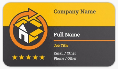 Design Preview for Courier Services Rounded Corner Business Cards Templates, Standard (3.5" x 2")