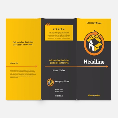 Design Preview for Design Gallery: Modern & Simple Brochures, DL Tri-fold