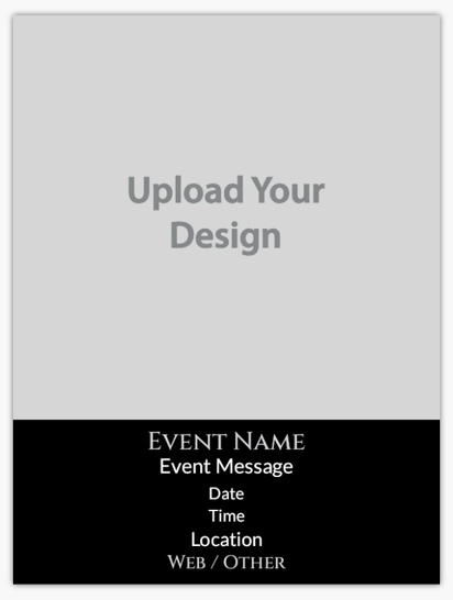 A using art photo black gray design for General Party with 1 uploads