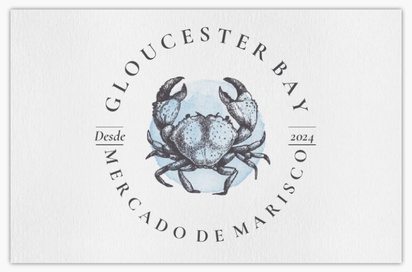 Vista previa del diseño de Galería de diseños de tarjetas de visita textura natural para pescaderías
