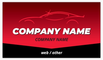 Design Preview for Automotive & Transportation Ultra Thick Business Cards Templates