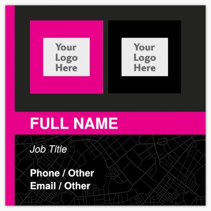 Design Preview for Design Gallery: Car Services Square Business Cards