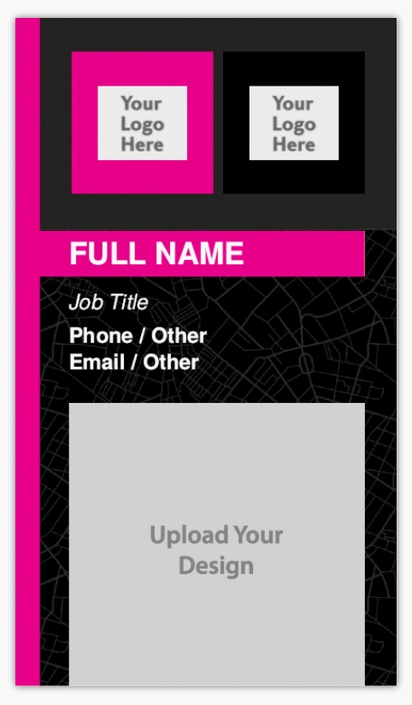 A uber logo pink black design with 3 uploads