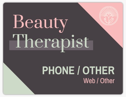 A mobile beauty beauty therapist gray cream design for Modern & Simple
